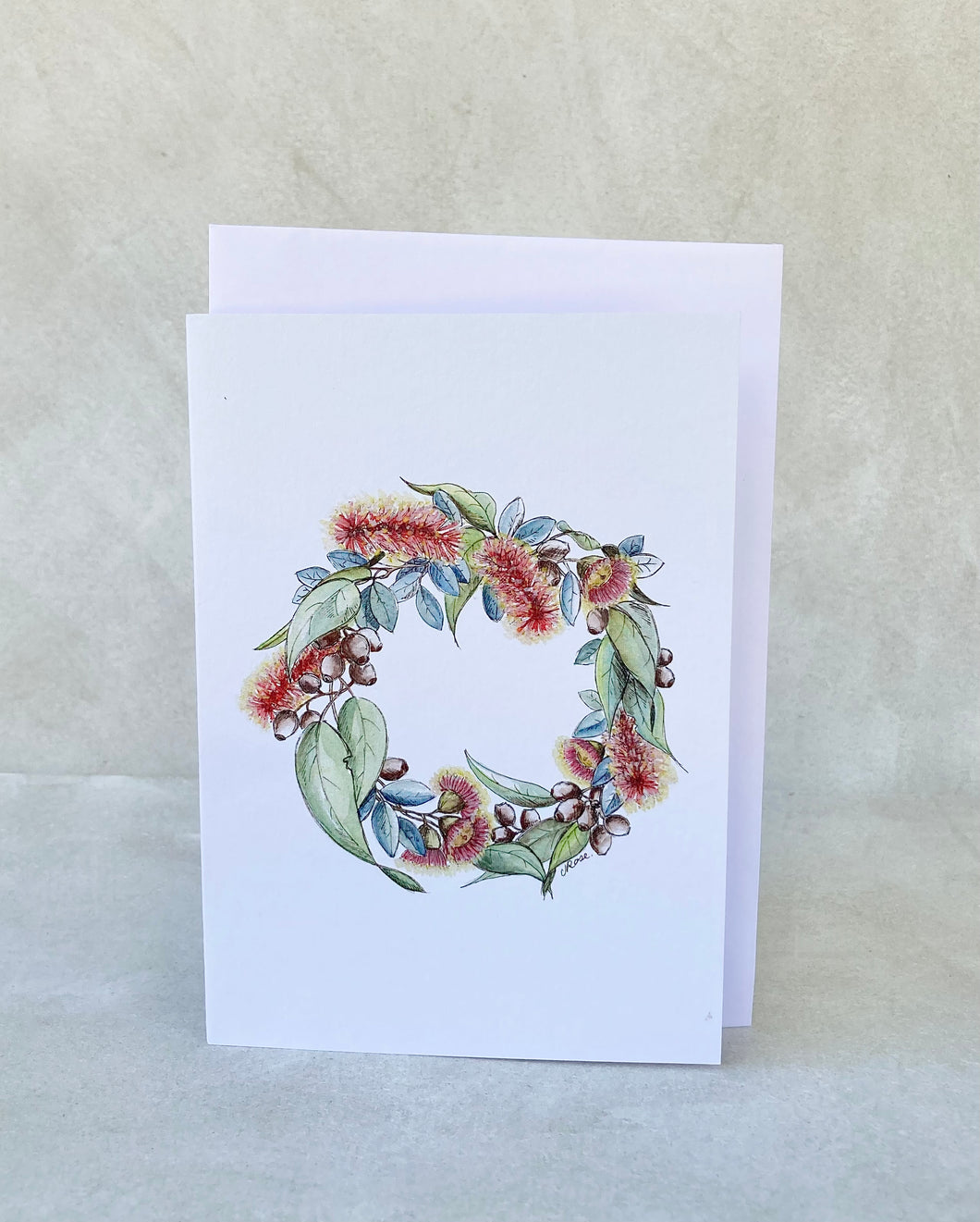 Christmas Wreath - Card
