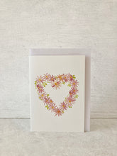 Load image into Gallery viewer, Pink Daisy Chain Heart