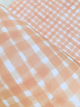 Load image into Gallery viewer, Wrapping Paper Pack - Mini Orange Bloom in Lime & Orange Gingham