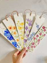 Load image into Gallery viewer, Hand Painted Floral Bookmark
